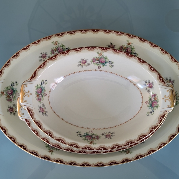 Meito Ivory China Keepsake (Versailles) Serving Pieces - Vintage 1940's - Picture 13 of 14